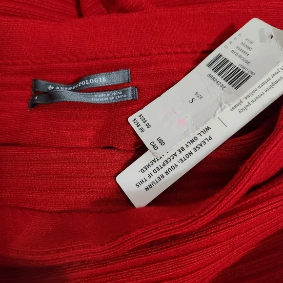 Anthropologie Strapless Midi Sweater Dress - Picture 7 of 8